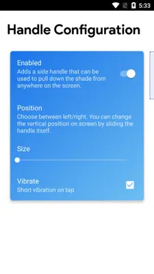 Power Shade: Notification Bar Changer & Manager android App screenshot 1