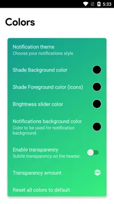 Power Shade: Notification Bar Changer & Manager android App screenshot 8